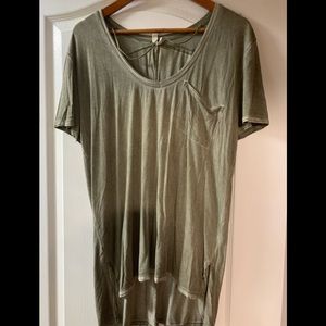 Free People Tee Shirt in green